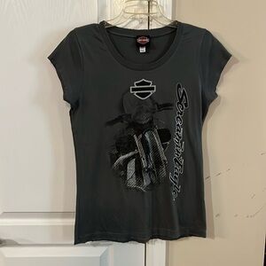 NWOT Harley Davidson Screamin’ Eagle dark grey T-shirt size large